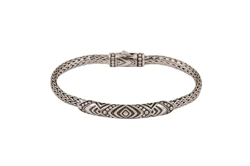 Boho style bracelets-Adang Bracelet- Silver