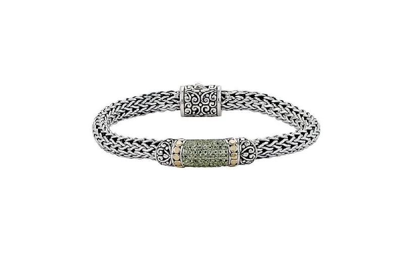 Classic pearl bracelet designs-Ubud Bracelet- Peridot