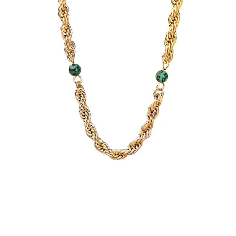 layering necklace for women-Kyani 18K Gold Plated Necklace