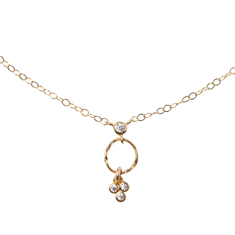 simple gold necklace for layering-Lucciola