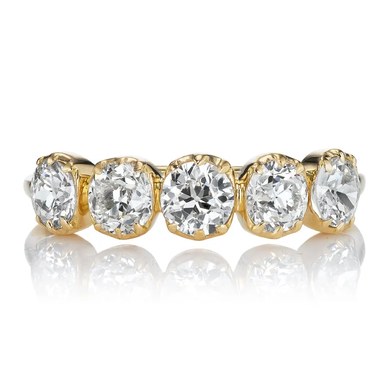 affordable diamond rings-Andria Band 1.36