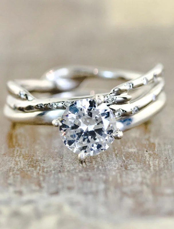 heirloom rings for women-Aurora + Selene Ring Set