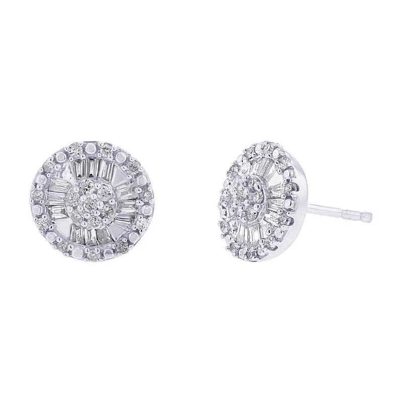 bold fashion earrings for runway looks -Eclipse Diamond Earrings