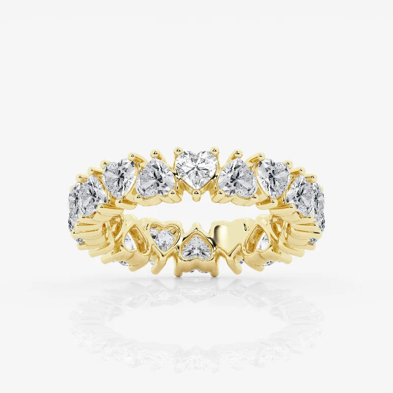 matching rings for wedding sets-Empowering Heart Eternity Bold Band