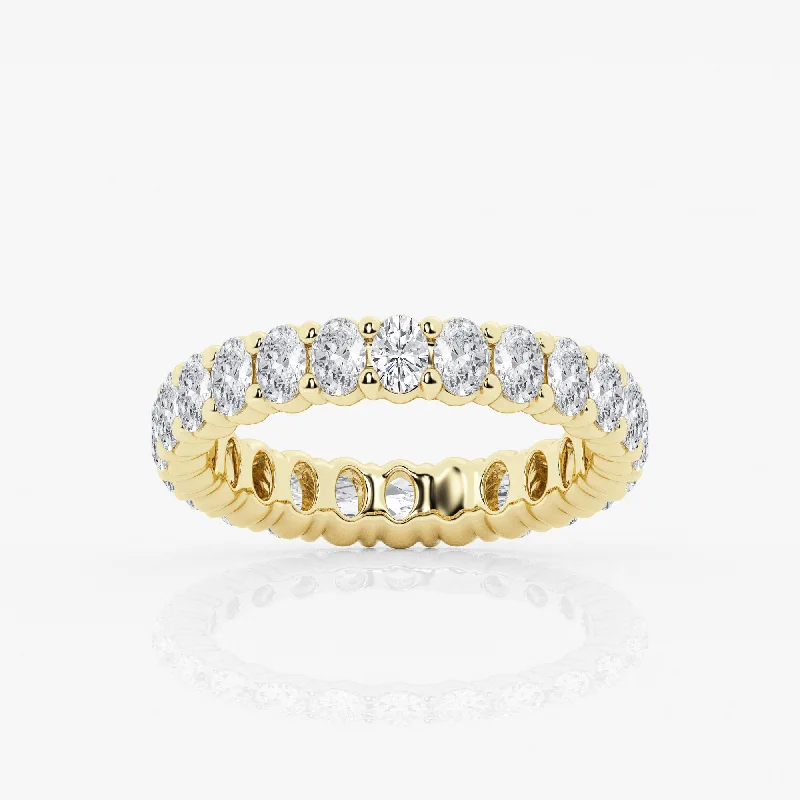 engagement rings for women-Empowering Oval Eternity Band