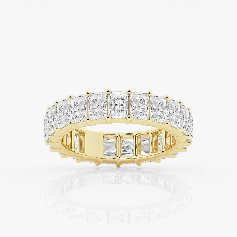 designer rings for women-Empowering Radiant Eternity Bold Band