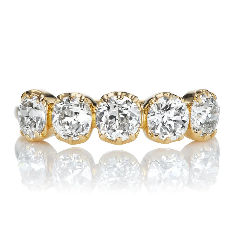 diamond promise rings for women-Andria Band 1.52