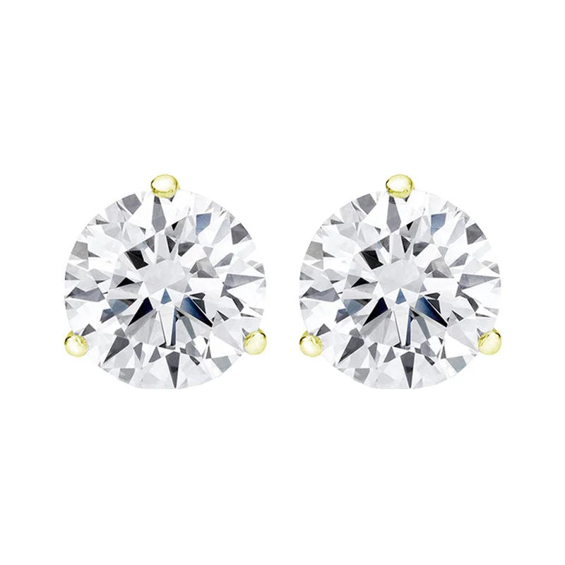 luxury pearl earrings for high-end fashion -Get Naked Diamond Stud Earrings 1/2ct