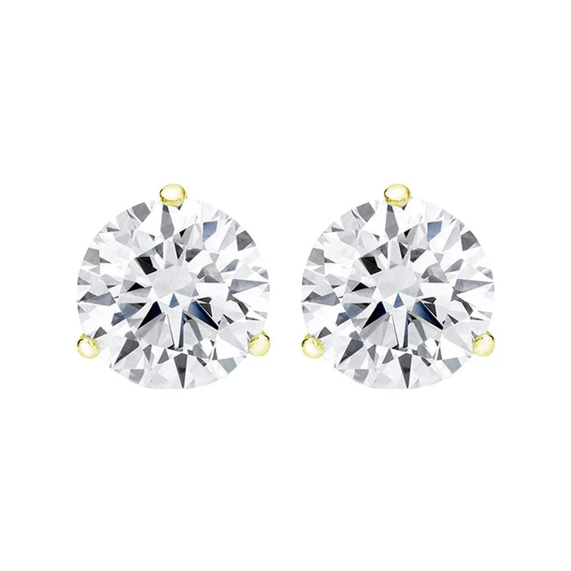 sparkling crystal earrings for glamourous nights -Get Naked Diamond Stud Earrings 1/3ct