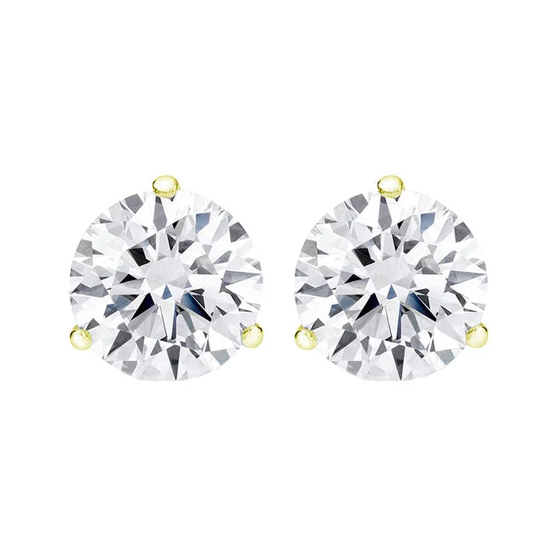 cute animal earrings for playful styles -Get Naked Diamond Stud Earrings 3/8ct