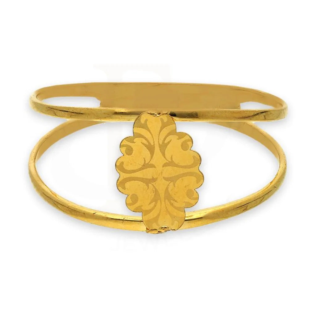 classic wedding rings-Gold Flower Ring 21KT - FKJRN21K2850