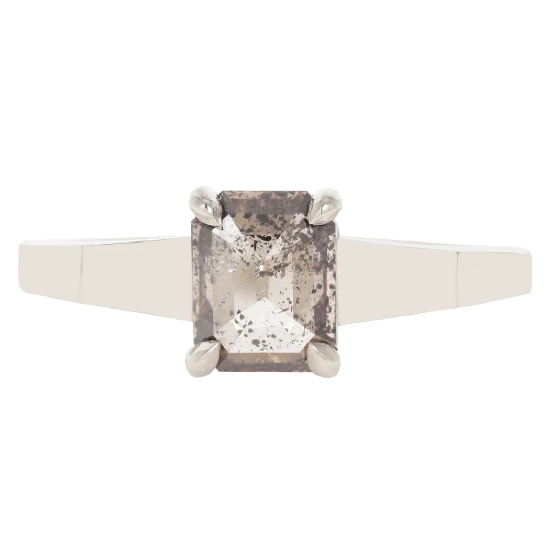 simple promise rings-Ice Cap Mirage Ring