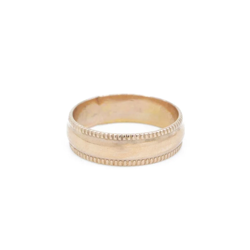 colorful wedding rings-Juno Wide Band Ring in Gold