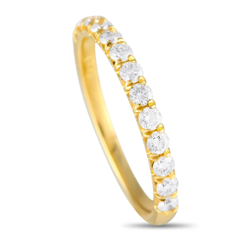 best engagement rings for women-LB Exclusive 14K Yellow Gold 0.54ct Diamond Ring MF24-100124