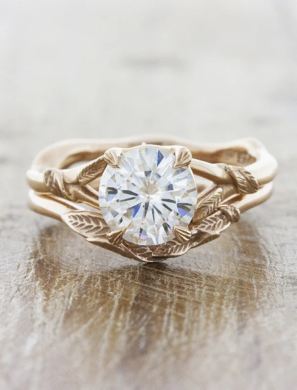 modern engagement rings-Pembroke + Vennie Ring Set