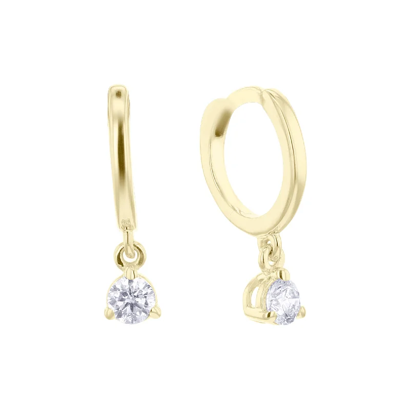 oversized earrings for fashion-forward looks -Pure Elegance Diamond Drop Earrings 1/2ct