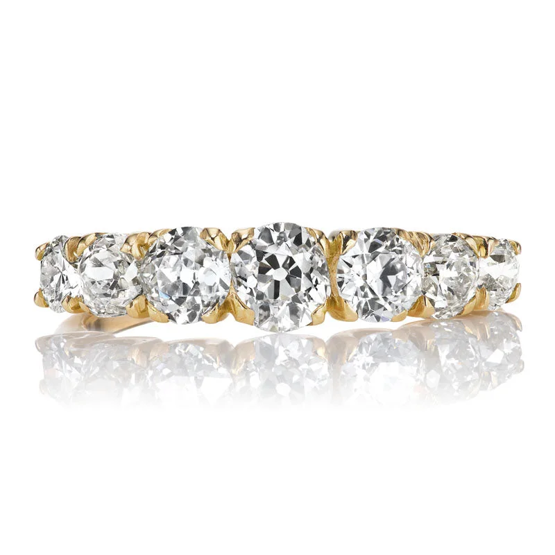 wedding bands for women with diamonds-Luciana 1.15