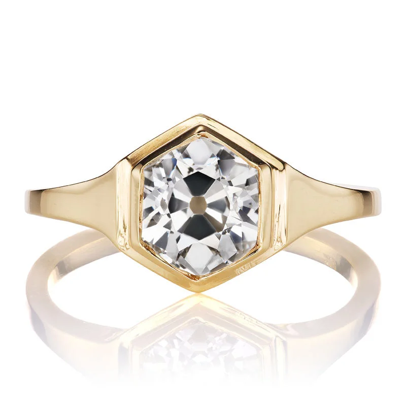 unique diamond engagement rings-Veronica 1.46