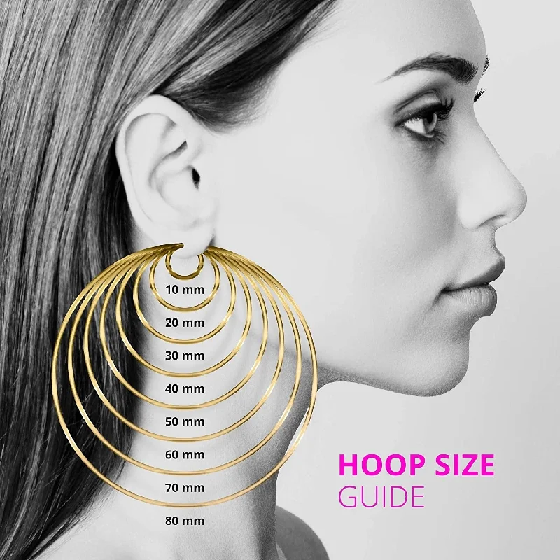 rose gold hoop earrings for feminine elegance -Curata 925 Sterling Silver Polished Hinged hoop .50 inch diameter CZ Cubic Zirconia Simulated Diamond Hoop Earrings Measures