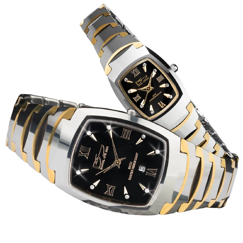 modern watches for young professionals -Excelsior Tungsten Watch Set