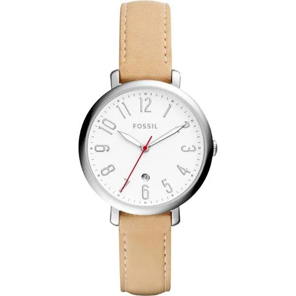 customizable watches for gifts -Fossil Women White Factory Service Analogue Watch ES4206