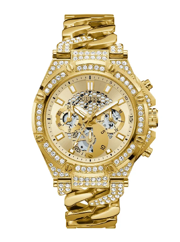 luxury watches for men -Gold Baron Glitz Watch