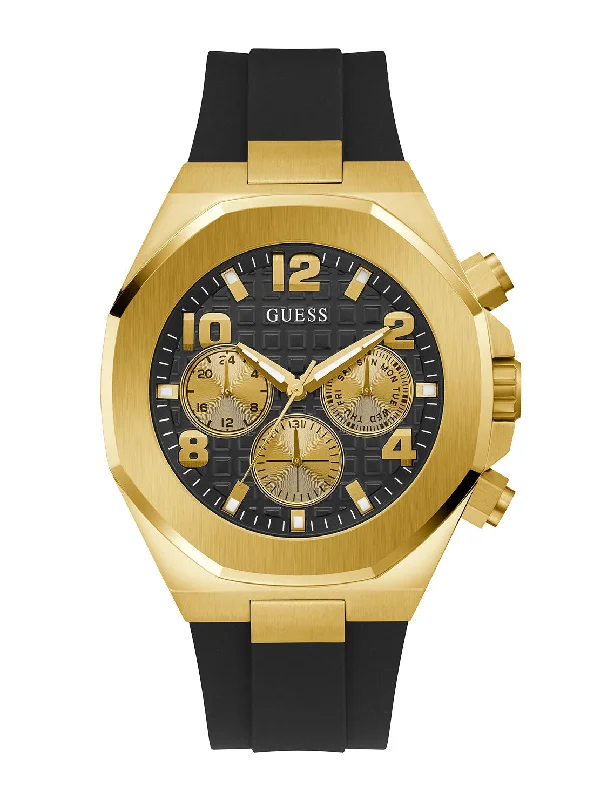 premium men’s watches with diamond -Gold Empire Silicone Watch