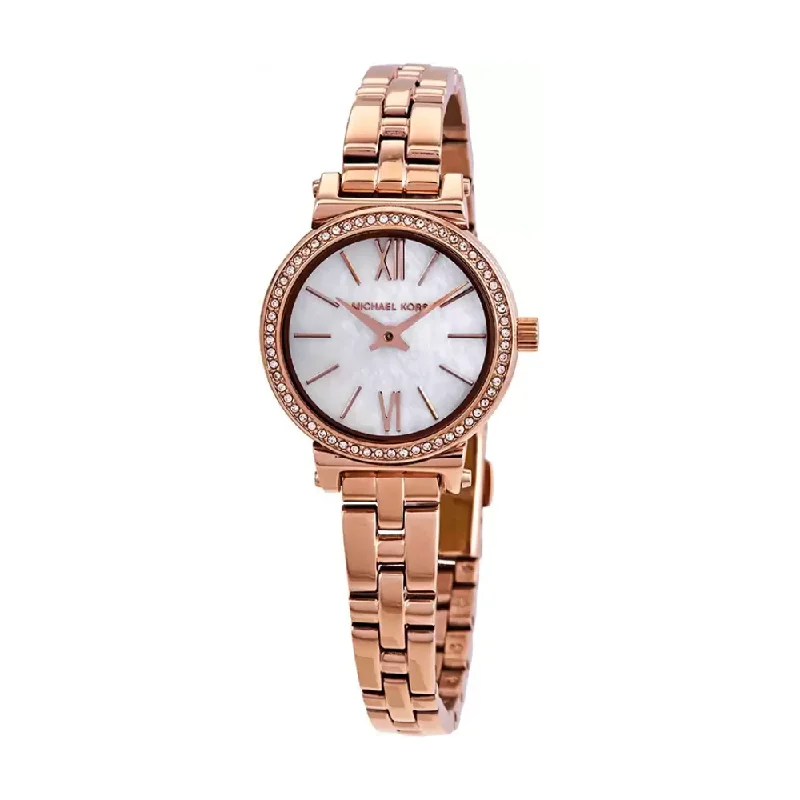 classic leather watches for women -Michael Kors MK3834 Women Watch