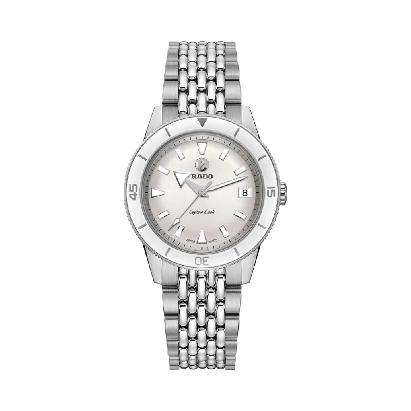 watches for men with ceramic bezel -Rado Captain Cook Automatic R32500013 Women Watch