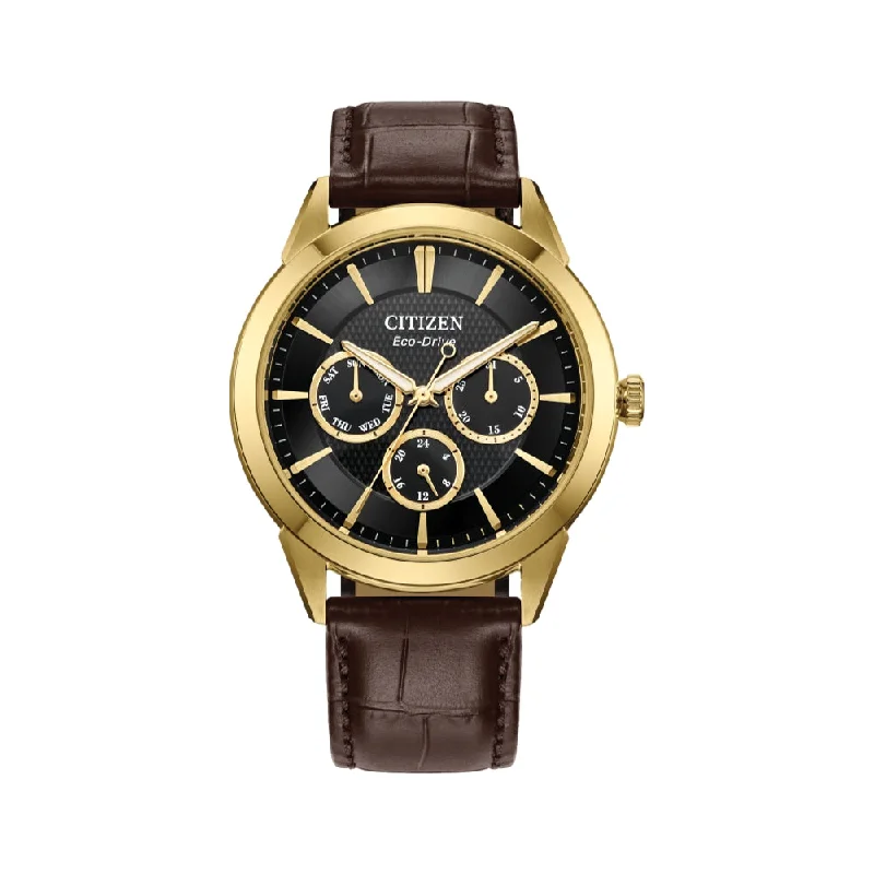 digital watches for sports enthusiasts -Rolan Black Dial Gold Tone, 40 mm