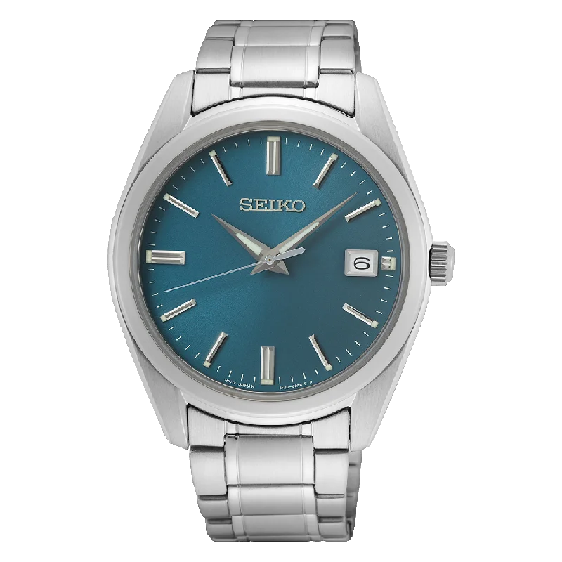 silver watches for women -Seiko SUR525 Men's Watch