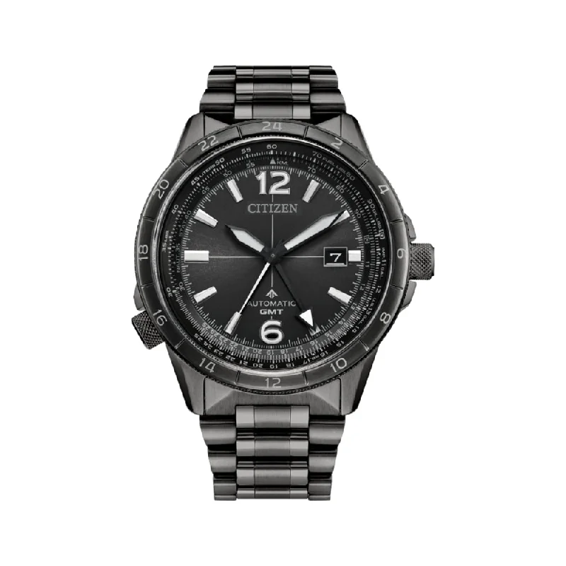 high-end watches for investment -Sky Automatic GMT Gray Dial, 44.5 mm