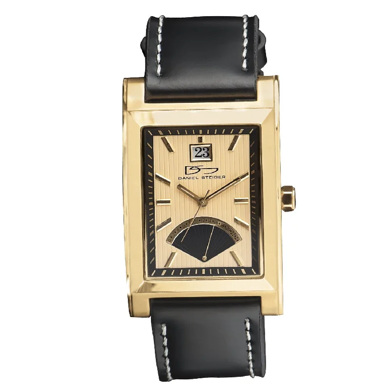 top-rated watches for men with large dial -The Monticello Gold Watch