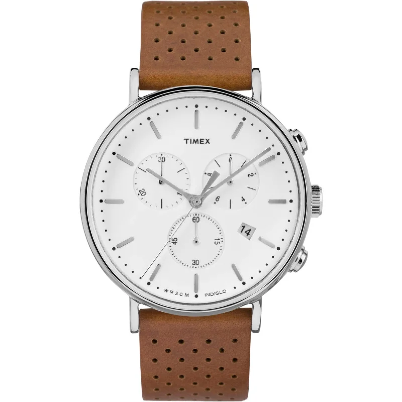 watches with rubber straps for active lifestyle -Timex Multifunctonal Men's Analog White Dial Coloured Quartz Watch, Round Dial With 41 Mm Case Width - TW2R26700UJ