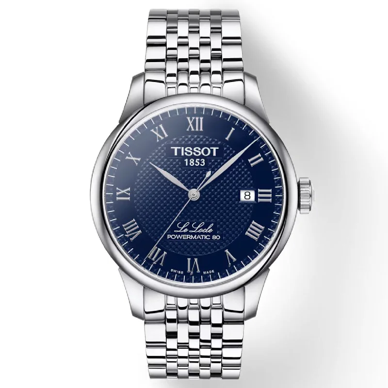 unique designer watches for women -Tissot T-Classic Blue Dial Men 39.3mm