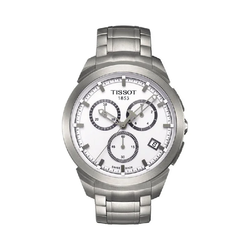 cheap men’s sports watches -Tissot Titanium Chronograph T0694174403100 Men Watch