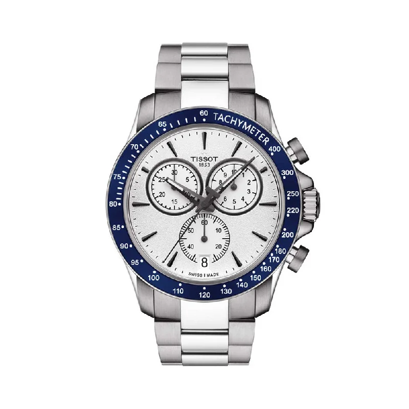 best travel watches for men -Tissot V8 Quartz Chronograph T1064171103100 Men Watch