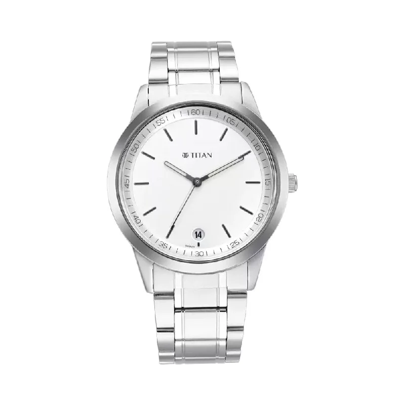 men’s watches with sapphire crystal -Titan 1806SM03 Minimals Analog Watch For Men