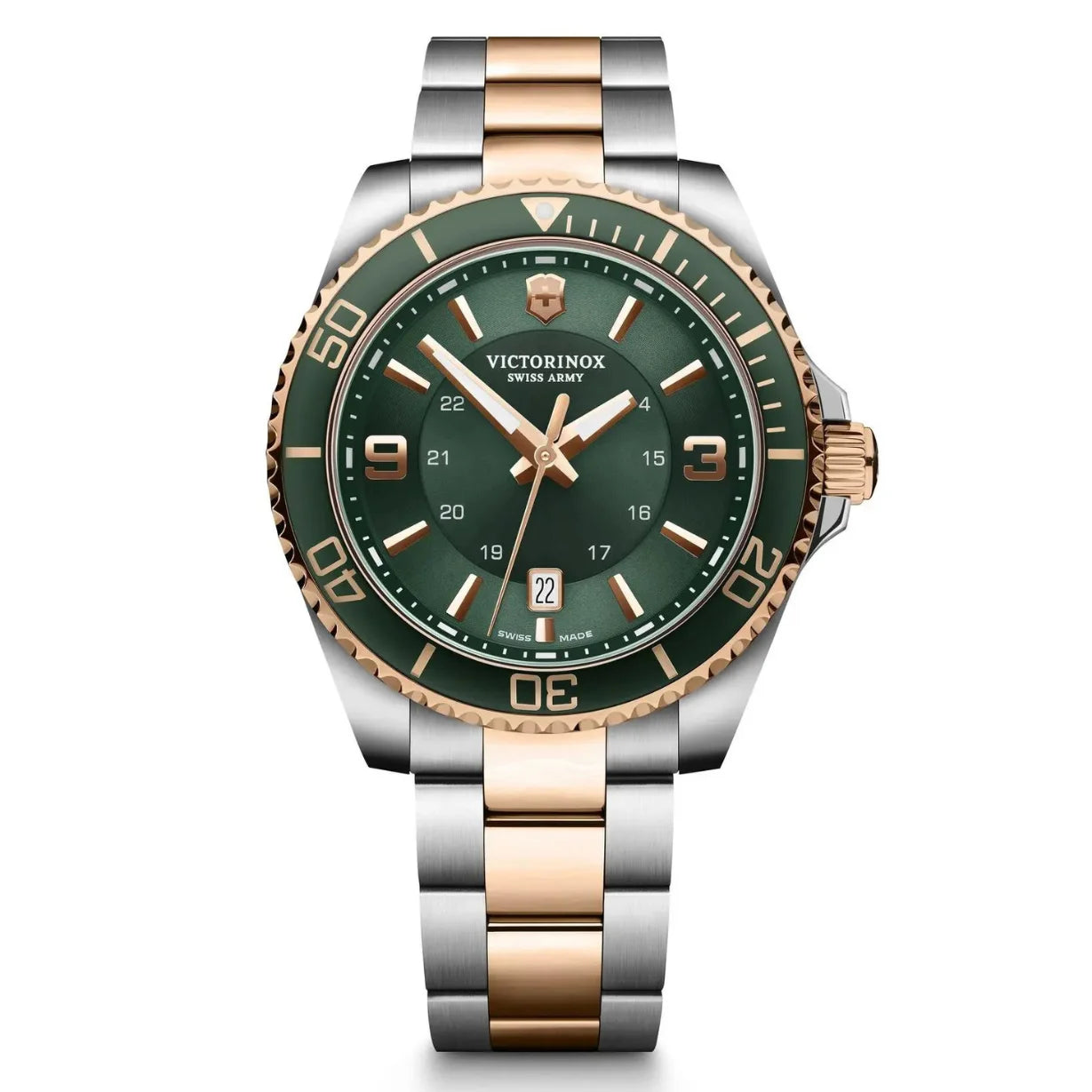 women’s watches with interchangeable straps -Victorinox Maverick Large Green Dial Men 43mm