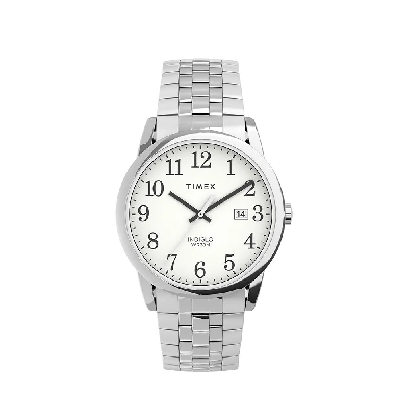 fashion watches for ladies -Easy Reader® With Perfect Fit Date 38mm Stainless Steel Band