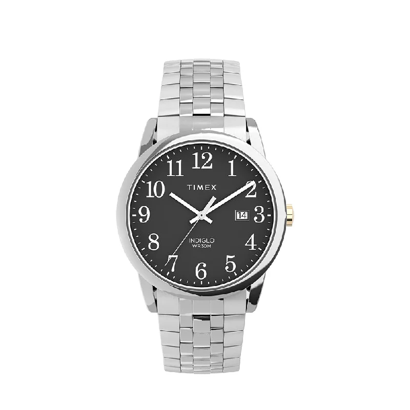 high-tech watches for adventurers -Easy Reader® With Perfect Fit Date 38mm Stainless Steel Band