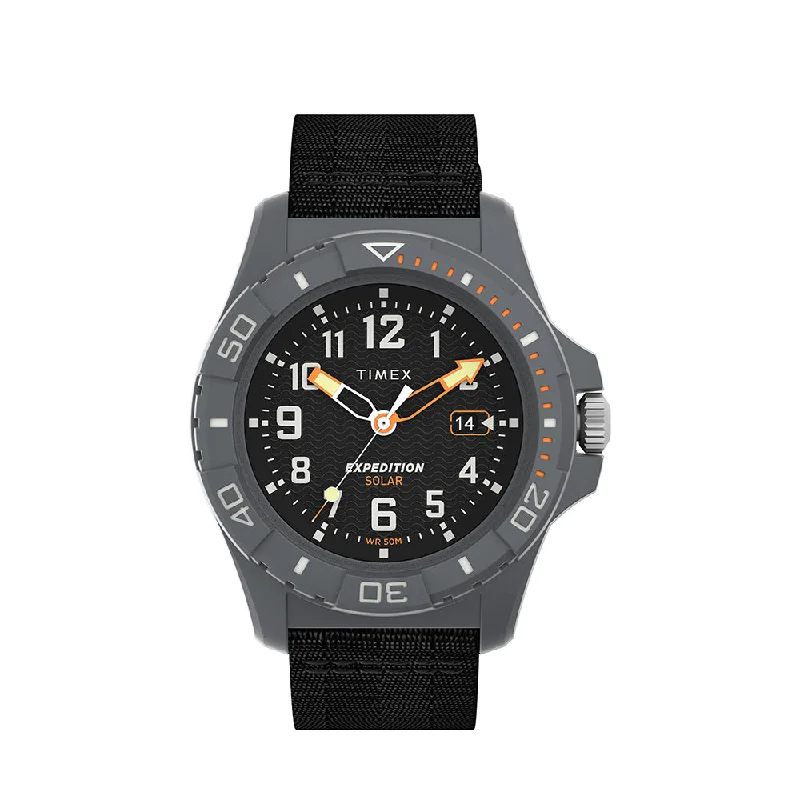 stylish watches for travel lovers -Expedition North Freedive Ocean Date 46mm Acetate Band