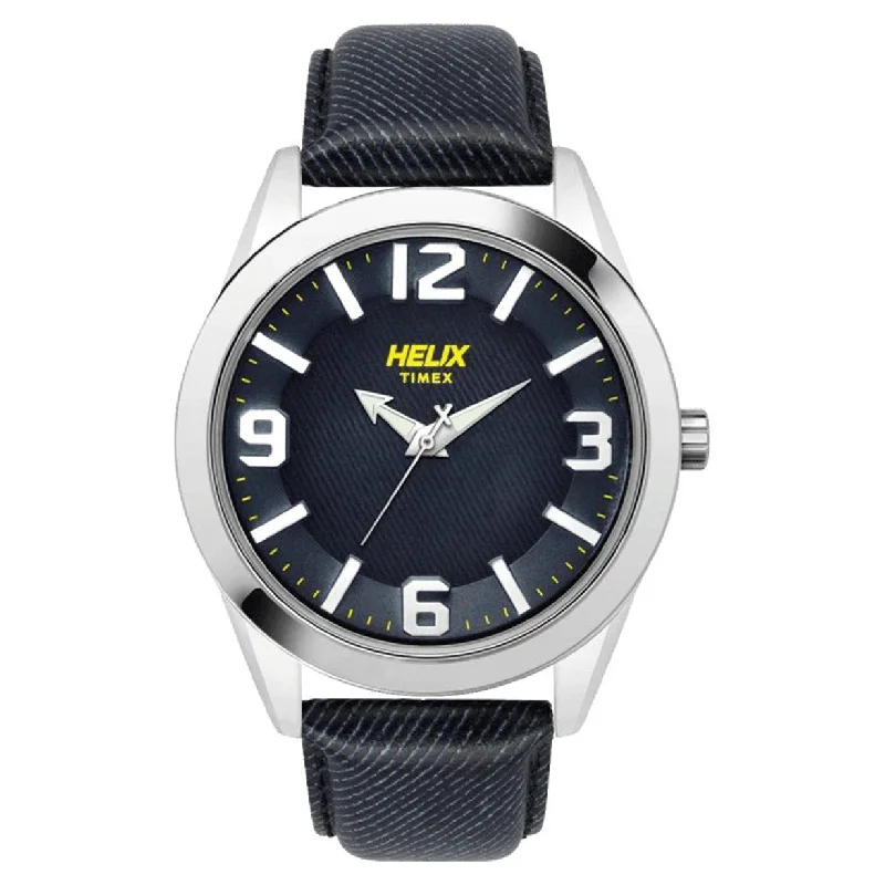 lightweight watches for women -Helix Analog Men Black Strap