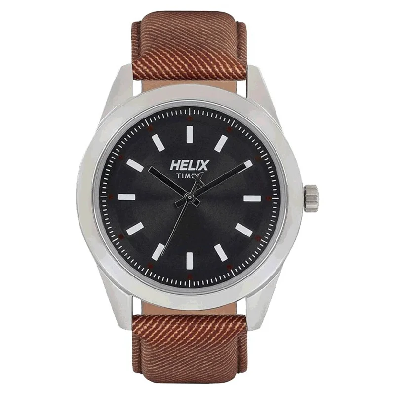 customizable watches for gifts -Helix Men Grey Dial