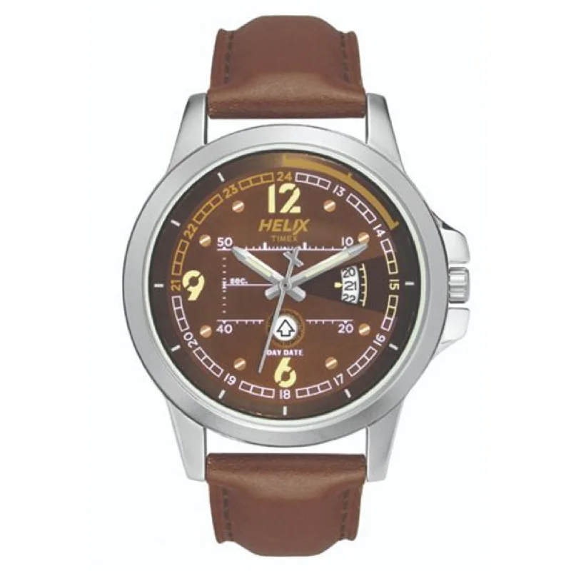 slim watches for women’s wrists -Youth Brown Dial