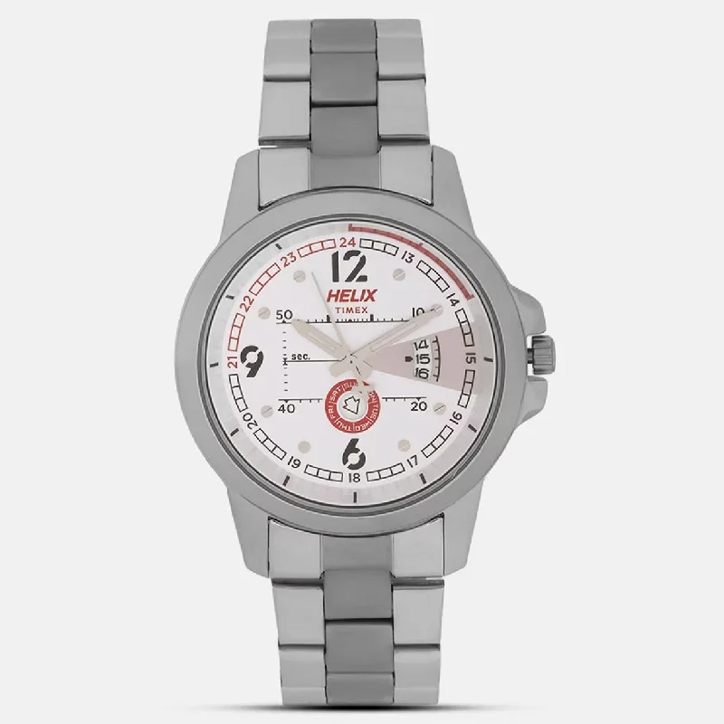 stylish watches for formal events -Youth Silver Dial