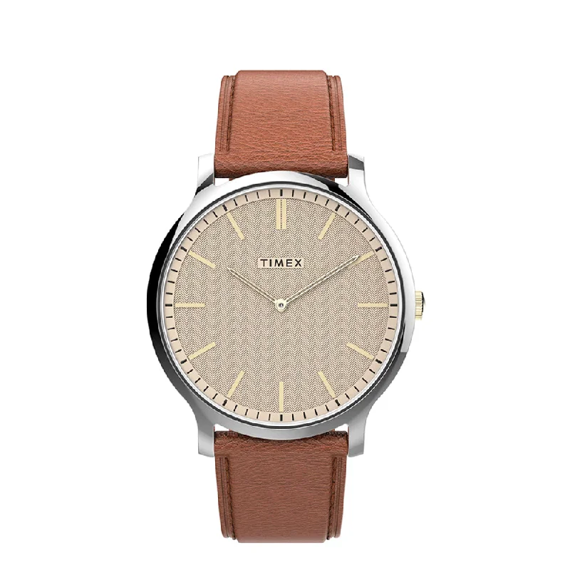 custom watches for personal branding -Norway 2-Hand 40mm Leather Band