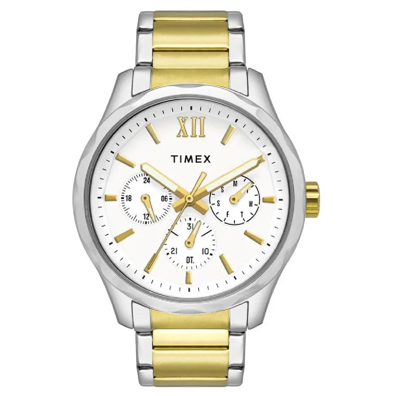 slim watches for women’s wrists -Empera Silver Dial Gold Stainless Steel Strap