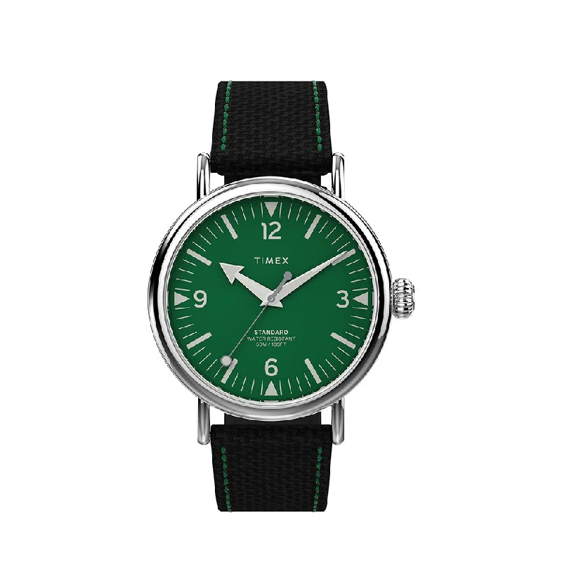 watches with interchangeable straps for women -Timex Standard 3-Hand 40mm Fabric Band