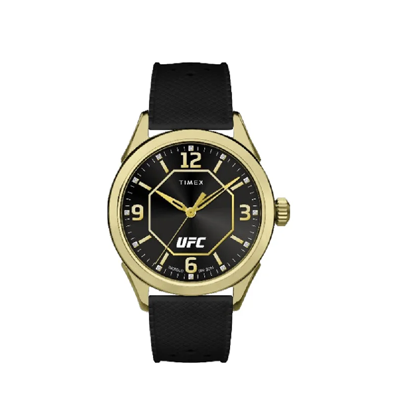 stylish watches for formal business events -Timex x UFC Athena 3-Hand 40mm Rubber Band